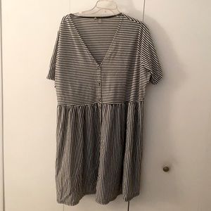 ASOS T-Shirt Dress Striped